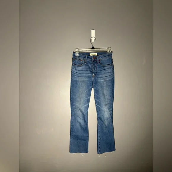 Madewell Cali Demi Boot Jeans in Fleetwood Wash Womens Size 24 - Picture 2 of 4